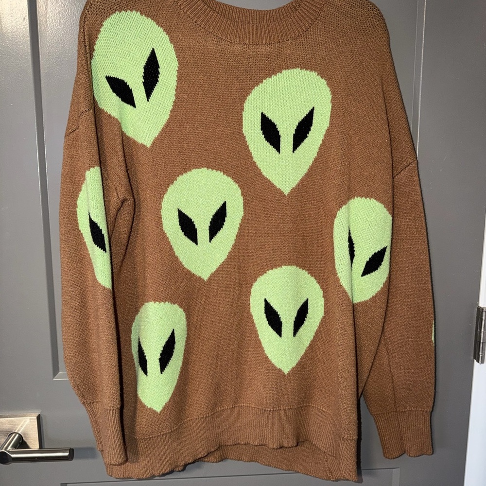 Dressed in LaLa alien sweater S/M